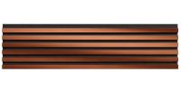Комплект акустических панелей Cosca Decor Эмираты Красная медь, 1200x300x19мм
