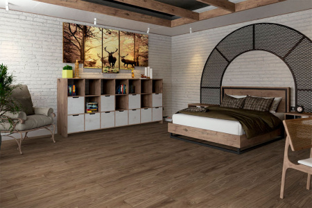 SPC ламинат Damy Floor Family Орех Американский 0036-3