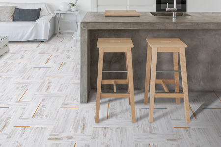 Пробковый пол Corkstyle Print Cork Woodwise Spark orange замковый