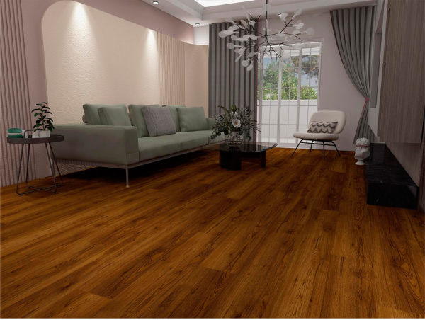 ПВХ плитка, кварц виниловый ламинат Dw Flooring LG L Дуб дизайн тёмная LG-L-7306