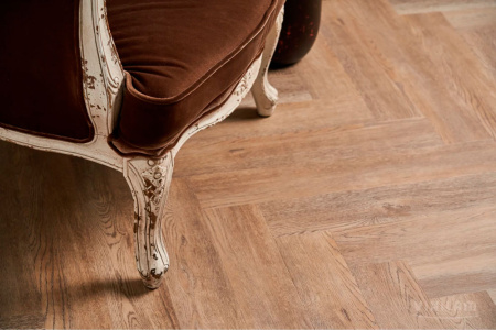 ПВХ плитка, кварц виниловый ламинат Vinilam Parquet Herringbone Северный IS11133