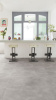 ПВХ плитка, кварц виниловый ламинат Clix Floor Tiles Бетон серый шлифованный CXTI40196