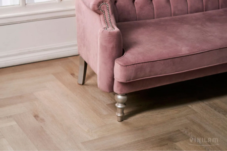 ПВХ плитка, кварц виниловый ламинат Vinilam Parquet Herringbone Скандинавский IS11188