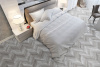 Пробковый пол Corkstyle Print Cork Chevron Silver клеевой