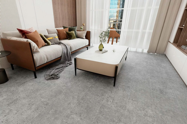 SPC ламинат Skalla Stone Fjord Бетон Конгсберг (Tile Betong Kongsberg) 4,5 мм FR407 NEW