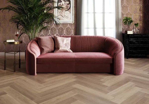 SPC ламинат Invictus Maximus Herringbone Divine Oak Champagne