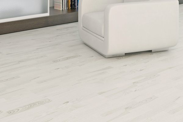 Пробковый пол Corkstyle Print Cork Wood Esche Weiss клеевой