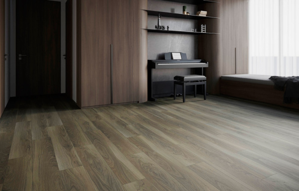 ПВХ плитка, кварц виниловый ламинат Art East Tile Premium Орех Форте ATP 151-2