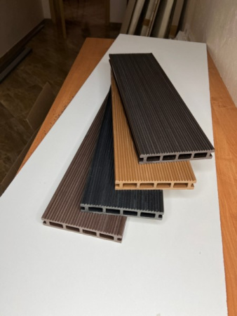 Террасная доска Ecodecking Техно плюс 3000x150x25 Бронза