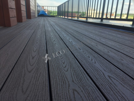 Террасная доска Ecodecking Техно 3000x145x20 Венге