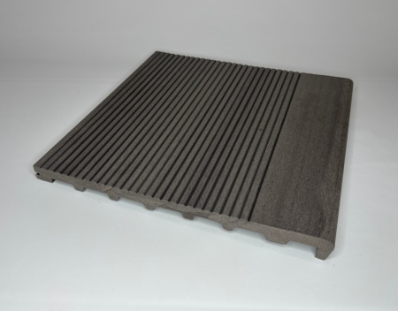 Ступень Ecodecking Техно полнотелая 4000х345х22 Венге