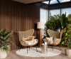 Акустическая панель Cosca Decor Монако Дуб Маррон коричневый, 1200х600х21мм