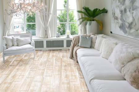 Пробковый пол Corkstyle Print Cork Wood XL Dolomit White клеевой