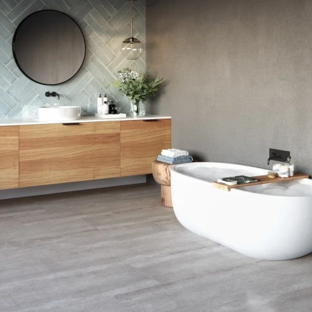 ПВХ плитка, кварц виниловый ламинат Invictus Primus Dryback Tile Manhattan Sky 91