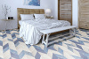 Пробковый пол Corkstyle Print Cork Chevron Blue клеевой