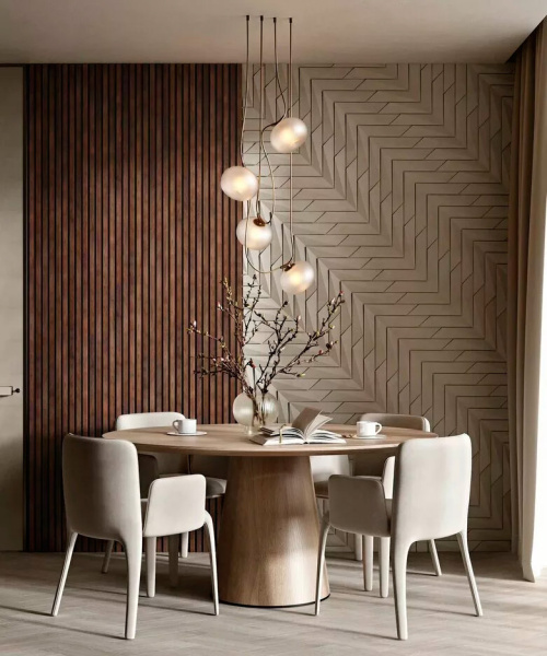 Акустическая панель Cosca Decor Сканди Дуб Барон темный, 600x600x19мм