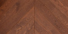 Инженерная доска Lab Arte Елка Chevron Французская Дуб Рустик Табак лак 400/337х110х14/60°