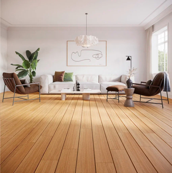 ПВХ плитка, кварц виниловый ламинат Invictus Maximus Plank Natural Teak Amber