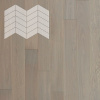 Инженерная доска Lab Arte Елка Chevron Французская Дуб Натур Concrete Лак 400/348х90х14/60°