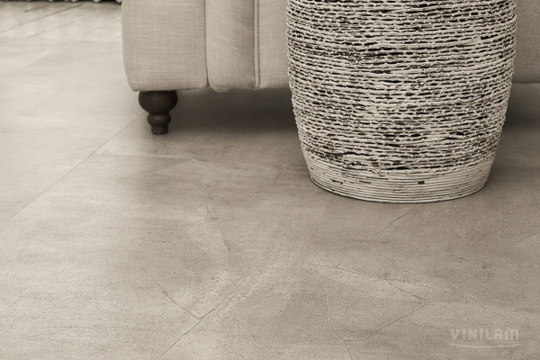 ПВХ плитка, кварц виниловый ламинат Vinilam Ceramo Stone Glue Бетонная Смесь 61603