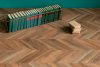 ПВХ плитка, кварц виниловый ламинат Vinilam Parquet Chevron Нормандия RI153610CL4