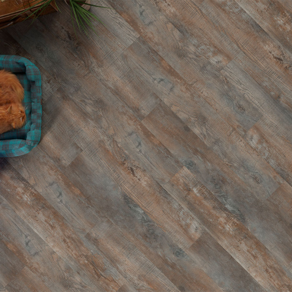 ПВХ плитка, кварц виниловый ламинат Fine Floor 1400 Wood Дуб Этна FF-1418