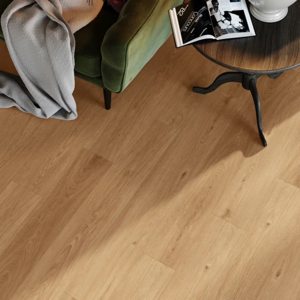ПВХ плитка, кварц виниловый ламинат Invictus Primus Plank Sherwood Oak Natural 34