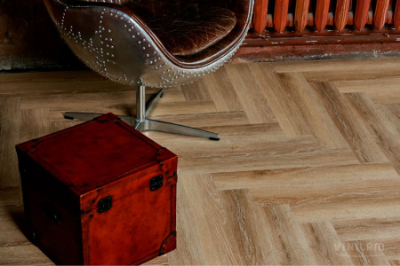 ПВХ плитка, кварц виниловый ламинат Vinilam Parquet Herringbone Glue Классический GD11166