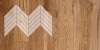 Инженерная доска Lab Arte Елка Chevron Французская Дуб Рустик Тибальт лак 600/510х90х14/45°