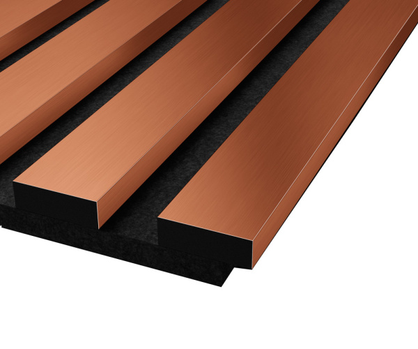 Комплект акустических панелей Cosca Decor Эмираты Красная медь, 1200x300x19мм