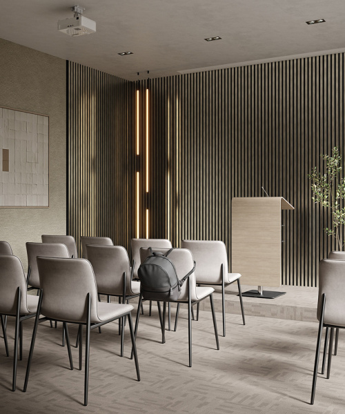 Комплект акустических панелей Cosca Decor Эмираты Платина матовая, 600x300x19мм