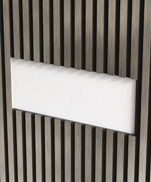 Комплект акустических панелей Cosca Decor Эмираты Платина матовая, 600x300x19мм