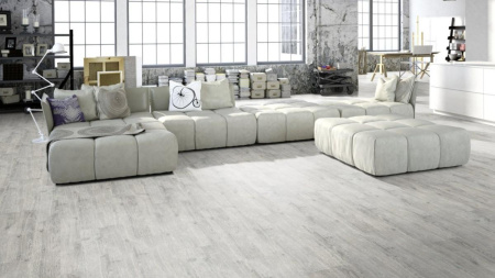 Пробковый пол Corkstyle Print Cork Wood Castle Oak White клеевой
