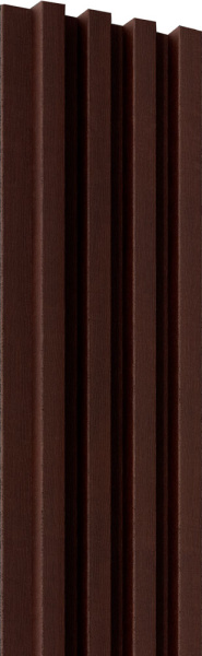 Стеновая реечная панель ПВХ Legno Лиственница тёмная