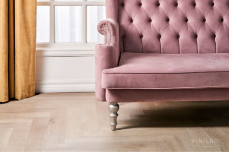 ПВХ плитка, кварц виниловый ламинат Vinilam Parquet Herringbone Скандинавский IS11188