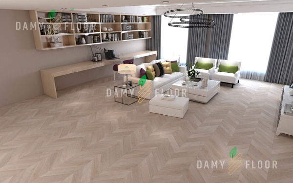 SPC ламинат Damy Floor Chevron Пале-Рояль DF02-Ch