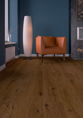 ПВХ плитка, кварц виниловый ламинат Clix Floor Classic Plank Дуб классический коричневый CXCL40066