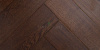 Массивная доска Damy Floor Luxury Английская елочка Шоколадный Селект 500 мм