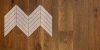 Инженерная доска Lab Arte Елка Chevron Французская Дуб Рустик Лофт лак 600/510х90х14/45°