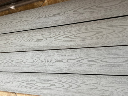 Террасная доска Ecodecking Техно 3000x145x20 Серый