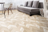 Пробковый пол Corkstyle Print Cork Chevron Creme клеевой