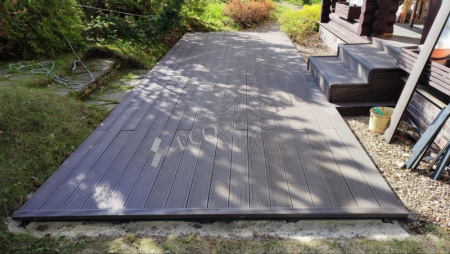 Террасная доска Ecodecking Экстра плюс 4000x146x23 Графит