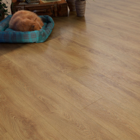 ПВХ плитка, кварц виниловый ламинат Fine Floor 1400 Wood Дуб Квебек FF-1408