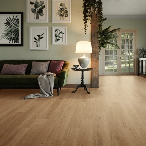 ПВХ плитка, кварц виниловый ламинат Invictus Primus Plank Sherwood Oak Natural 34