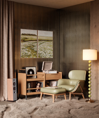 Комплект акустических панелей Cosca Decor Эмираты Шампань, 600x300x19мм
