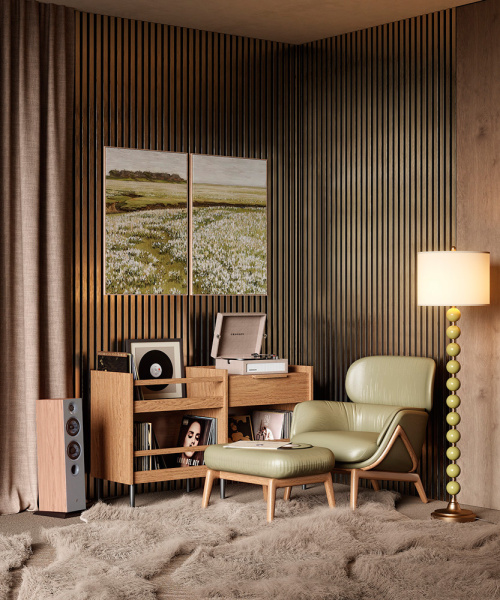 Комплект акустических панелей Cosca Decor Эмираты Шампань, 600x300x19мм