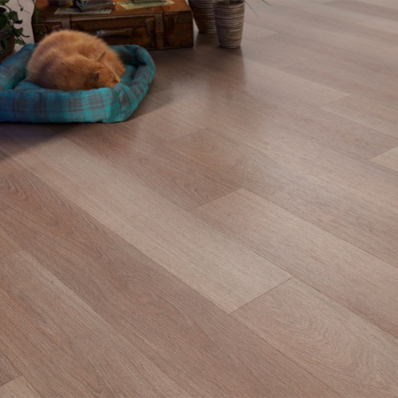 ПВХ плитка, кварц виниловый ламинат Fine Floor 1400 Wood Дуб Роан FF-1433
