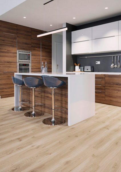 ПВХ плитка, кварц виниловый ламинат Clix Floor Classic Plank Дуб яркий бежевый CXCL40189
