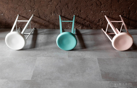 SPC ламинат Vinilam Ceramo Stone 6 мм Цемент 61609