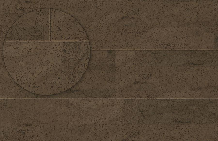 Пробковый пол Corkstyle Cork Pro Fantasie Brown клеевой